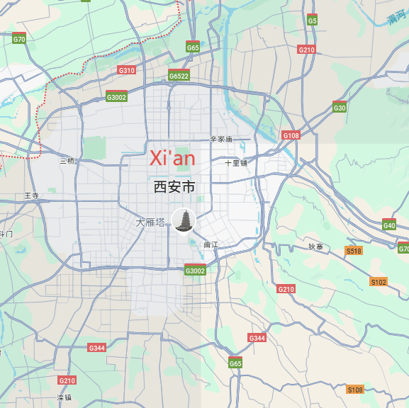 Xi'an Tour: 8-day 7-night · Private Tour · Xi'an route map
