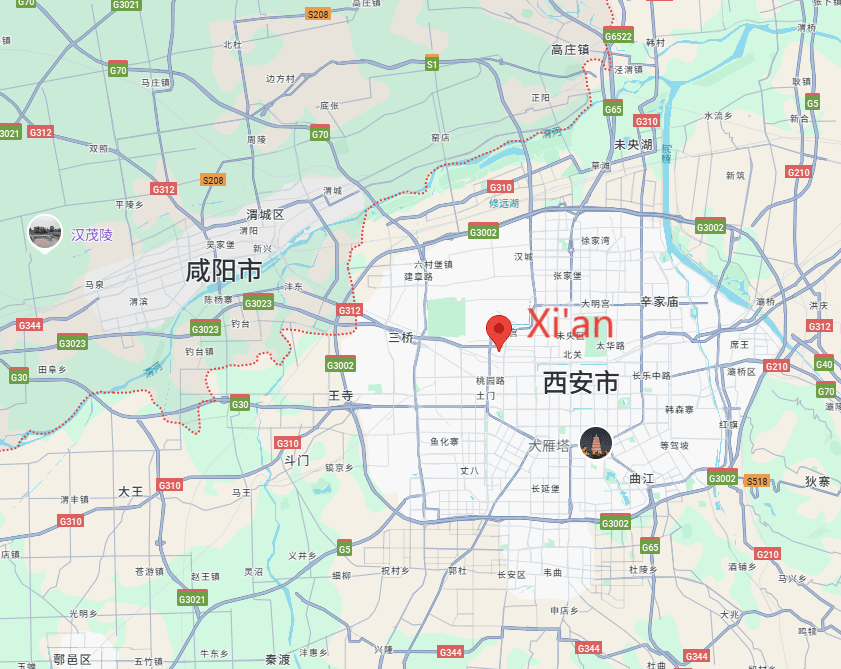 Trip to Xi'an: 3-day 2-night · Private Tour · Xi'an route map