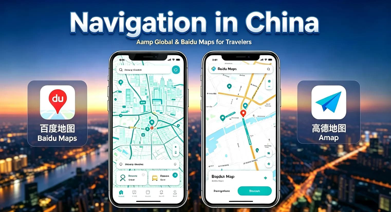 Navigation in China: How to Use Amap & Baidu Maps Without Chinese