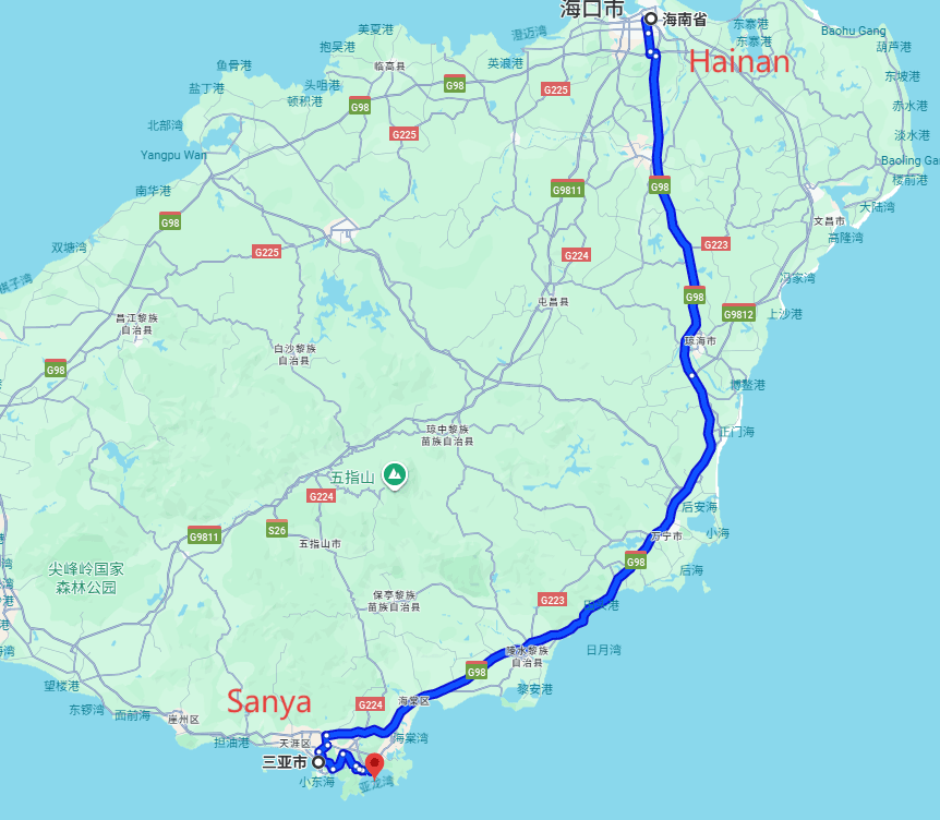 Sanya tour: 3-night · Private Tour · China+Hainan+Sanya+Sanya Atlantis Resort·4-day route map