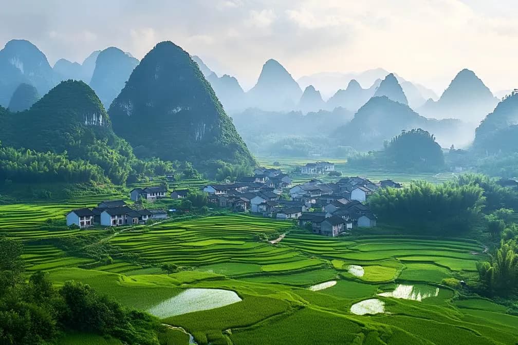 Guilin Yangshuo Travel Package: 8-day 7-night · Private Tour · Yangshuo+Guilin+Guiyang+Kaili+Leishan+Gaoyao Terrace