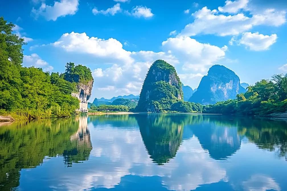 Guilin tours: 3-day 2-night · Private Tour · Yangshuo+Guilin+Elephant Trunk Hill+Reed Flute Cave